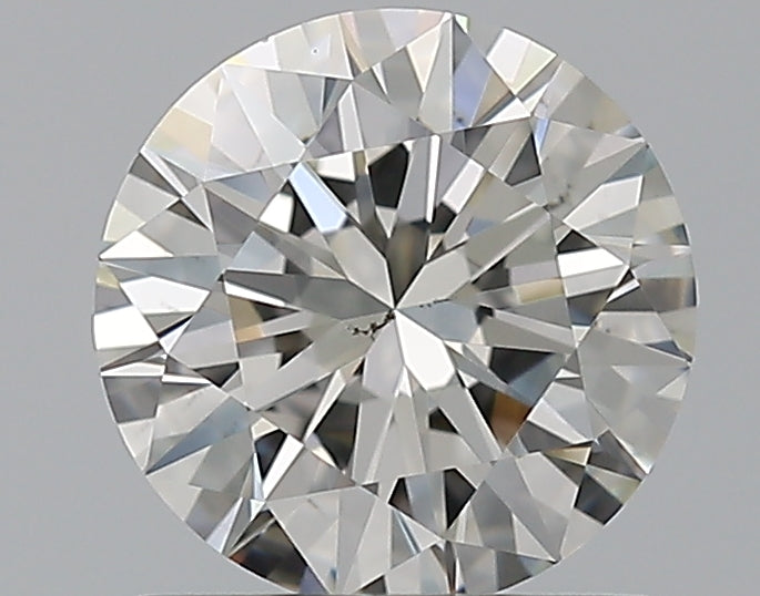 1.01 Carat Round Natural Diamond with  Cut Diamond in 14KT  view 1
