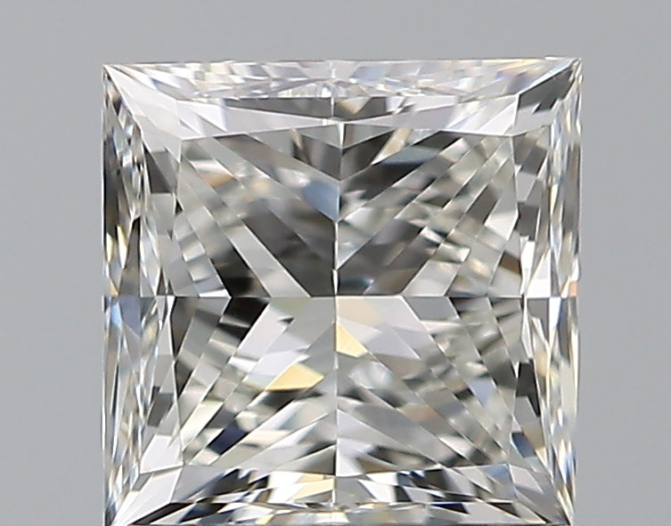 1.0 Carat Princess Natural Diamond with  Cut Diamond in 14KT  view 1
