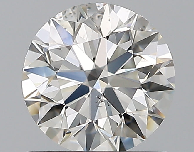 0.96 Carat Round Natural Diamond with  Cut Diamond in 14KT  view 1
