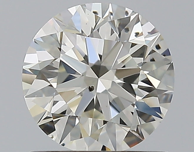 0.96 Carat Round Natural Diamond with  Cut Diamond in 14KT  view 1
