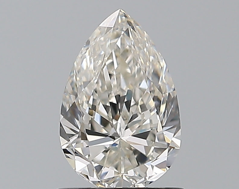 1.0 Carat Pear Natural Diamond with  Cut Diamond in 14KT  view 1
