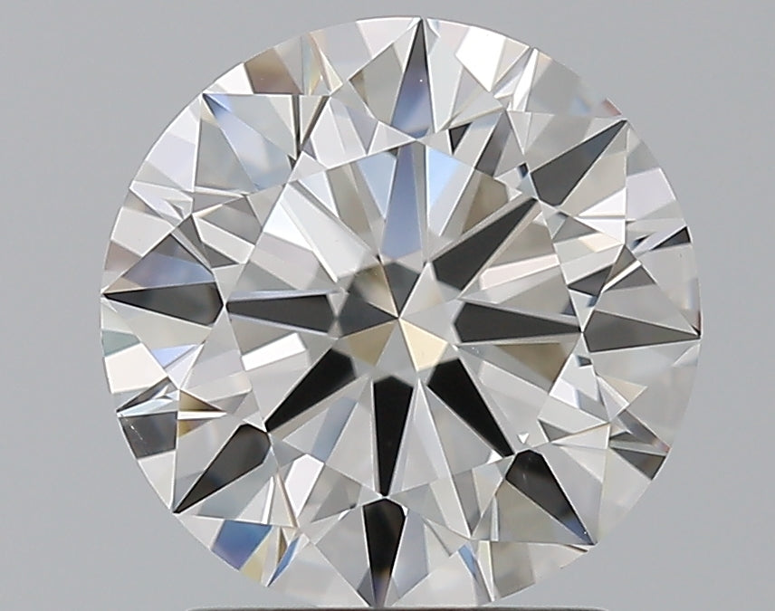 2.01 Carat Round Natural Diamond with  Cut Diamond in 14KT  view 1
