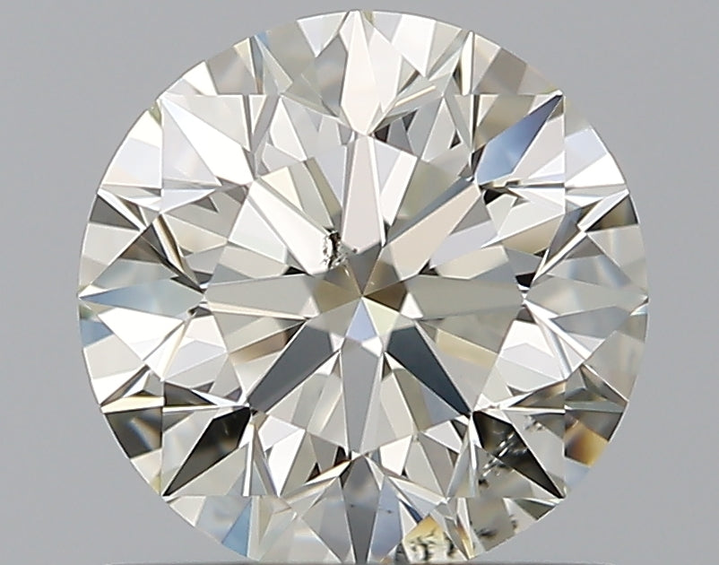 0.96 Carat Round Natural Diamond with  Cut Diamond in 14KT  view 1
