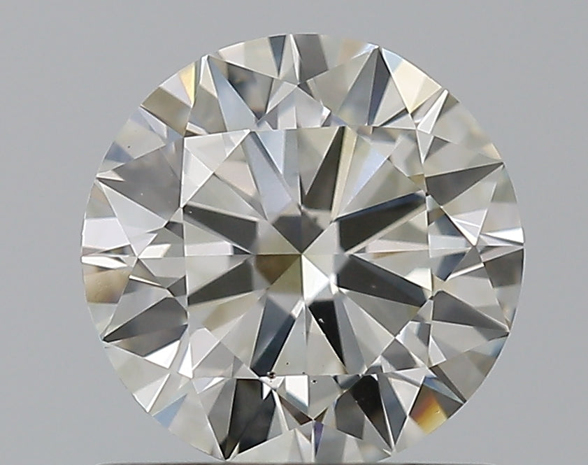 0.89 Carat Round Natural Diamond with  Cut Diamond in 14KT  view 1
