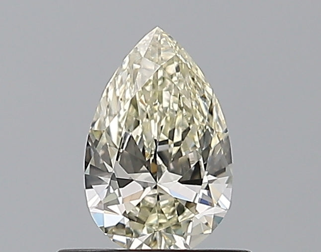 0.46 Carat Pear Natural Diamond with  Cut Diamond in 14KT  view 1
