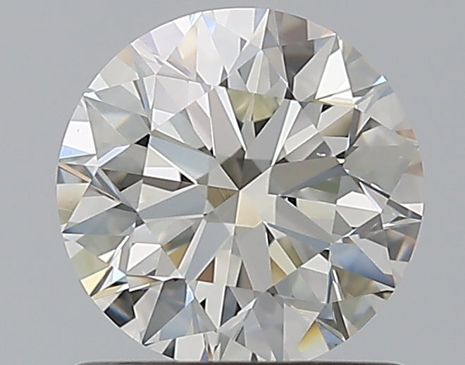1.0 Carat Round Natural Diamond with  Cut Diamond in 14KT  view 1
