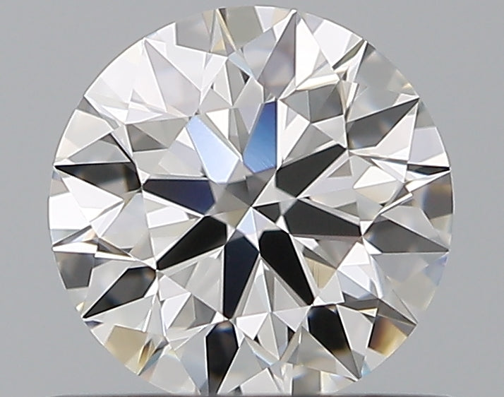0.67 Carat Round Natural Diamond with  Cut Diamond in 14KT  view 1

