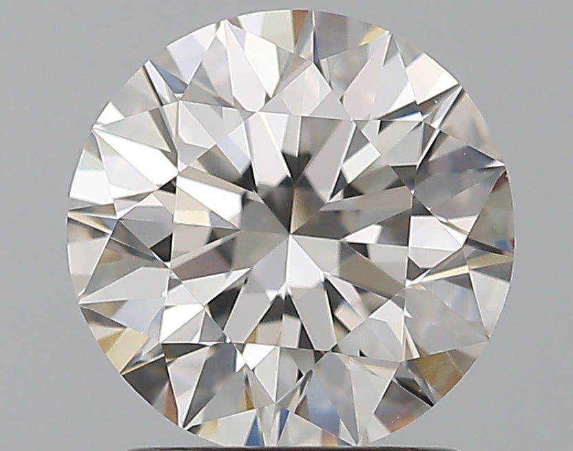 1.82 Carat Round Natural Diamond with  Cut Diamond in 14KT  view 1
