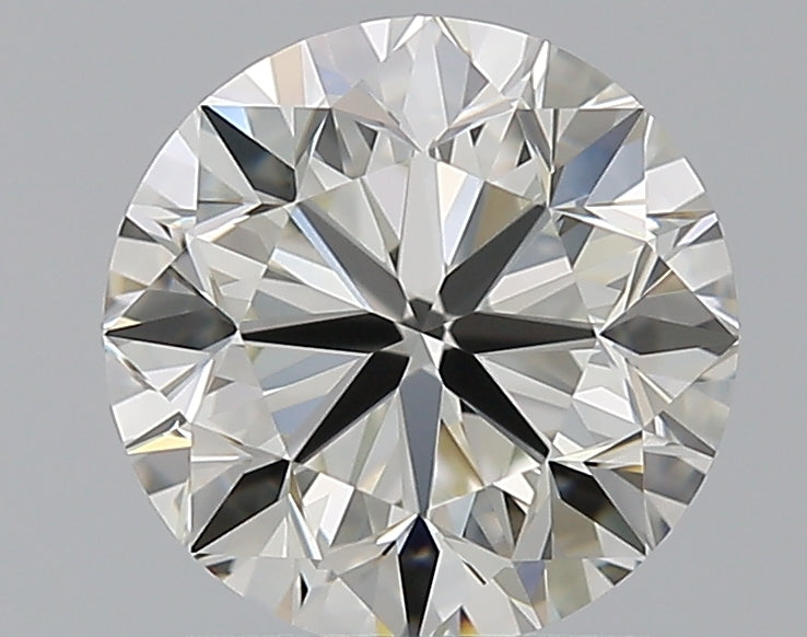 1.51 Carat Round Natural Diamond with  Cut Diamond in 14KT  view 1
