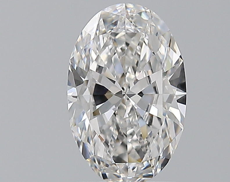 1.5 Carat Oval Natural Diamond with  Cut Diamond in 14KT  view 1
