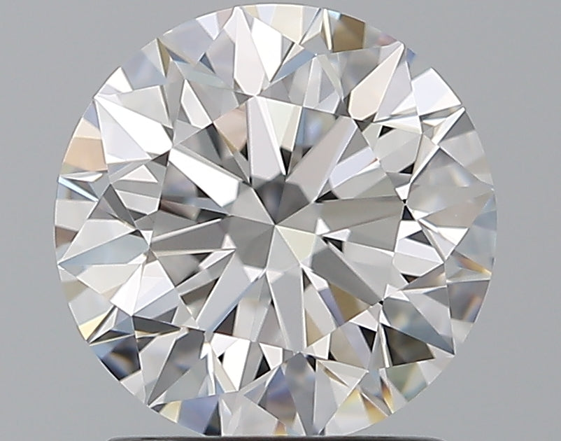 1.71 Carat Round Natural Diamond with  Cut Diamond in 14KT  view 1
