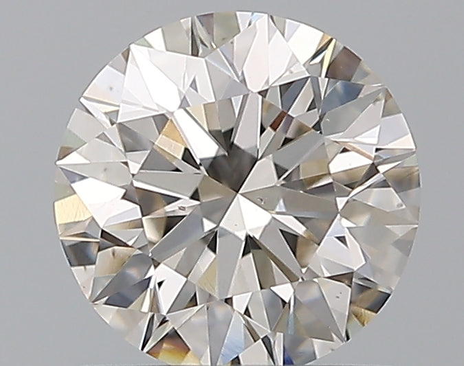 1.02 Carat Round Natural Diamond with  Cut Diamond in 14KT  view 1
