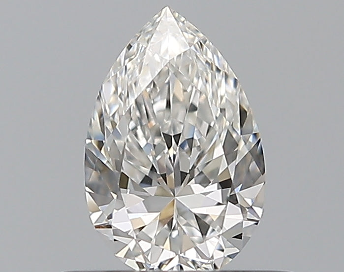 0.5 Carat Pear Natural Diamond with  Cut Diamond in 14KT  view 1
