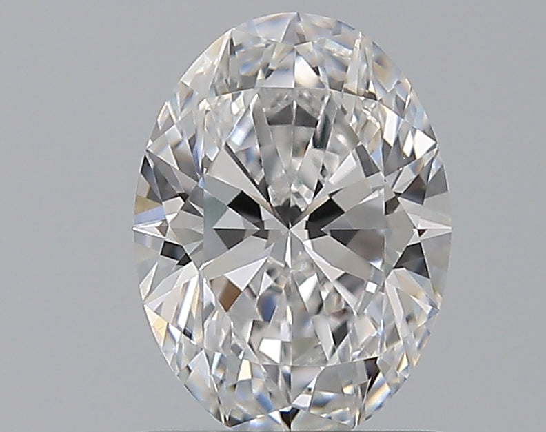 1.01 Carat Oval Natural Diamond with  Cut Diamond in 14KT  view 1
