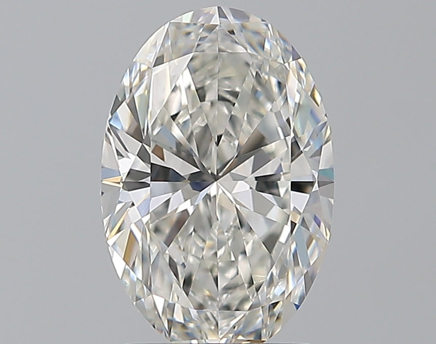 1.55 Carat Oval Natural Diamond with  Cut Diamond in 14KT  view 1
