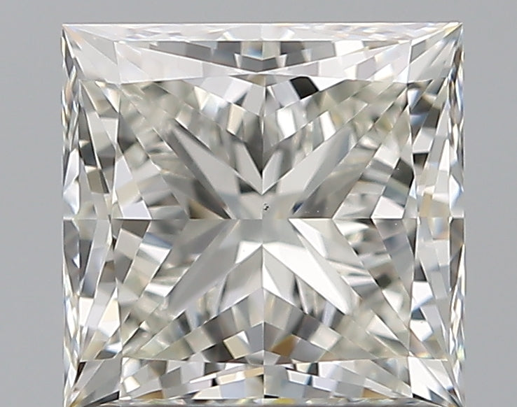 1.2 Carat Princess Natural Diamond with  Cut Diamond in 14KT  view 1
