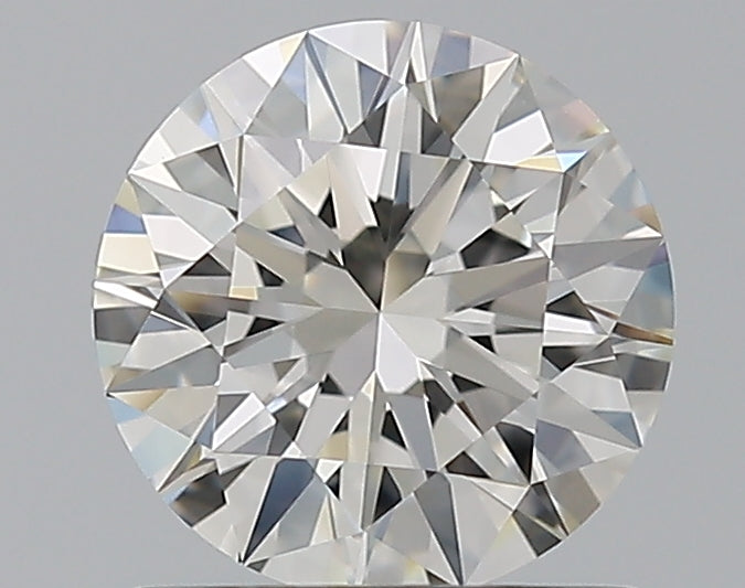 1.01 Carat Round Natural Diamond with  Cut Diamond in 14KT  view 1
