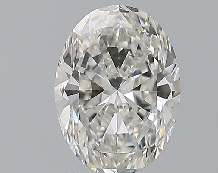 1.51 Carat Oval Natural Diamond with  Cut Diamond in 14KT  view 1
