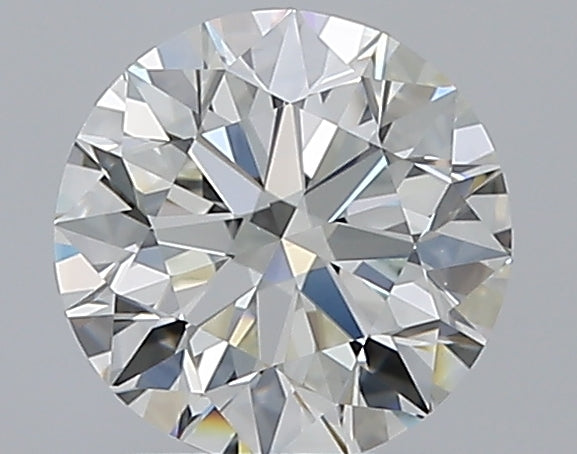 1.29 Carat Round Natural Diamond with  Cut Diamond in 14KT  view 1
