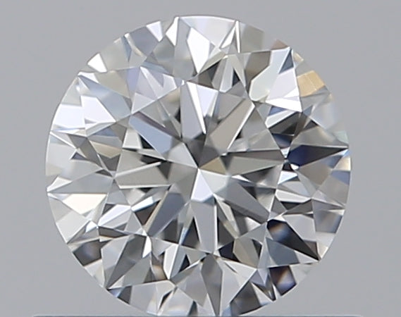 0.57 Carat Round Natural Diamond with  Cut Diamond in 14KT  view 1
