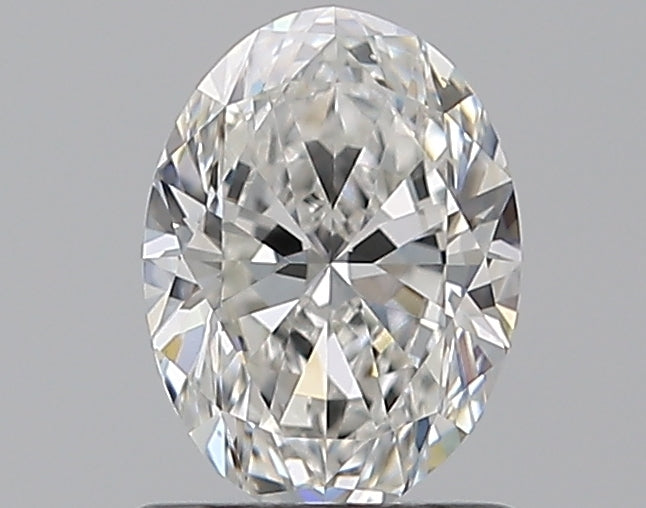 0.9 Carat Oval Natural Diamond with  Cut Diamond in 14KT  view 1
