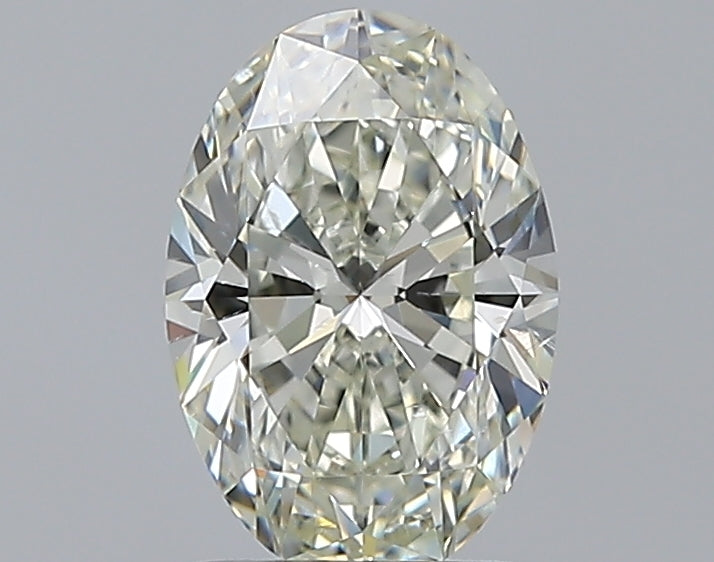 1.2 Carat Oval Natural Diamond with  Cut Diamond in 14KT  view 1
