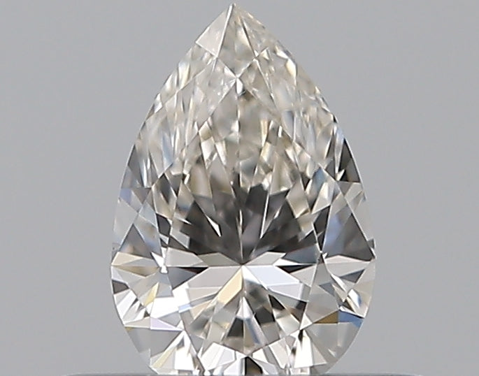 0.3 Carat Pear Natural Diamond with  Cut Diamond in 14KT  view 1
