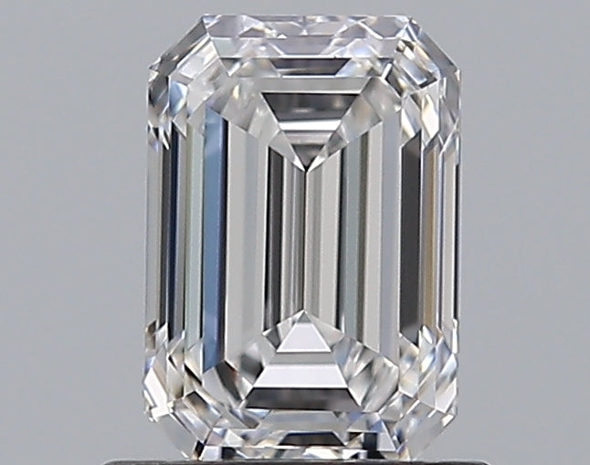1.0 Carat Emerald Natural Diamond with  Cut Diamond in 14KT  view 1
