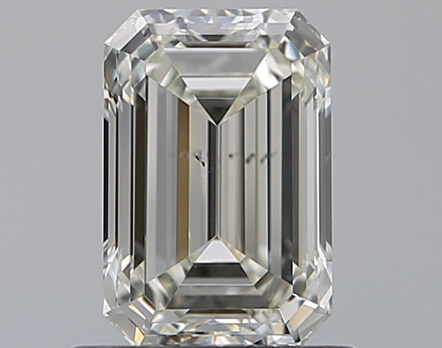 1.01 Carat Emerald Natural Diamond with  Cut Diamond in 14KT  view 1
