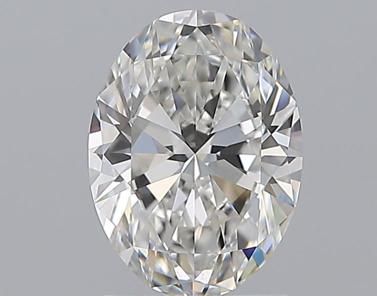 1.7 Carat Oval Natural Diamond with  Cut Diamond in 14KT  view 1
