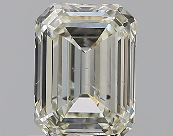 0.96 Carat Emerald Natural Diamond with  Cut Diamond in 14KT  view 1
