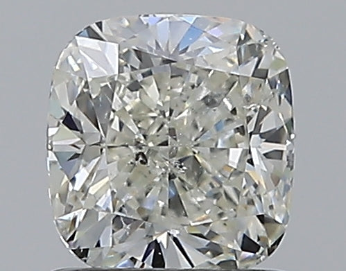 1.0 Carat Cushion Natural Diamond with  Cut Diamond in 14KT  view 1
