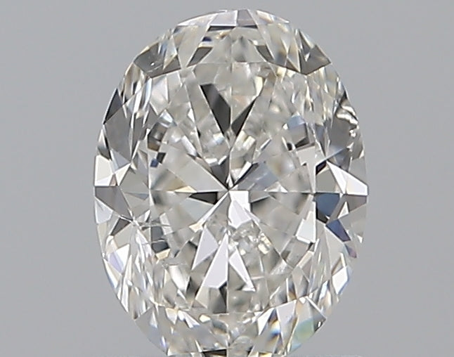 0.7 Carat Oval Natural Diamond with  Cut Diamond in 14KT  view 1
