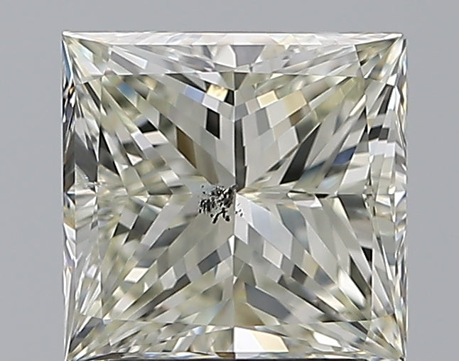 2.0 Carat Princess Natural Diamond with  Cut Diamond in 14KT  view 1
