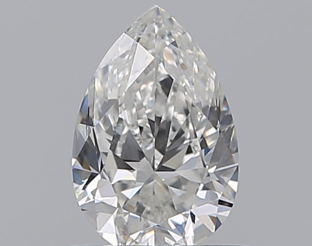 0.7 Carat Pear Natural Diamond with  Cut Diamond in 14KT  view 1
