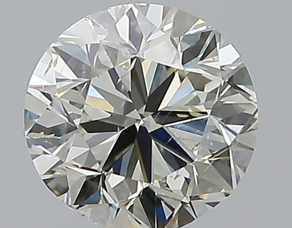 1.5 Carat Round Natural Diamond with  Cut Diamond in 14KT  view 1
