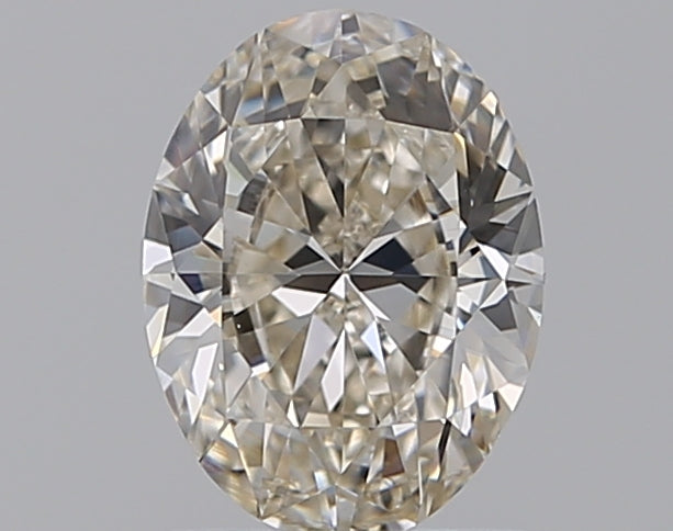 1.0 Carat Oval Natural Diamond with  Cut Diamond in 14KT  view 1
