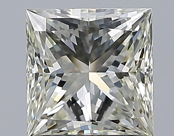 1.3 Carat Princess Natural Diamond with  Cut Diamond in 14KT  view 1

