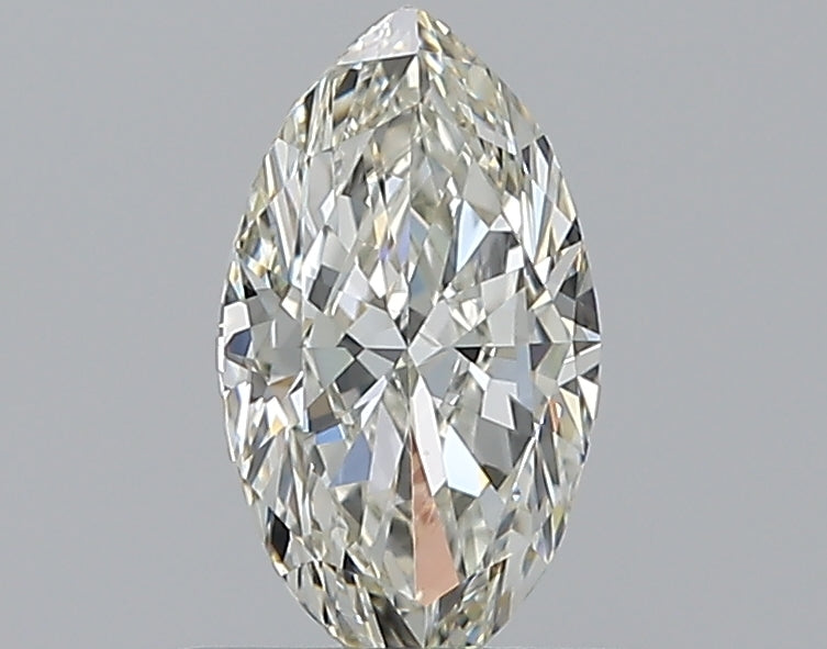 0.5 Carat Marquise Natural Diamond with  Cut Diamond in 14KT  view 1
