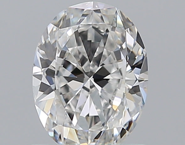 0.81 Carat Oval Natural Diamond with  Cut Diamond in 14KT  view 1
