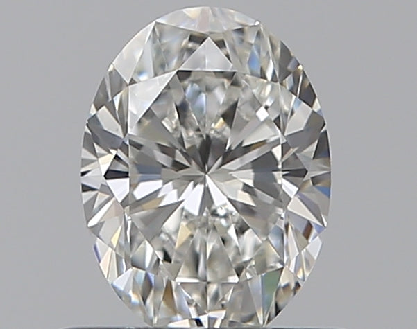 0.5 Carat Oval Natural Diamond with  Cut Diamond in 14KT  view 1
