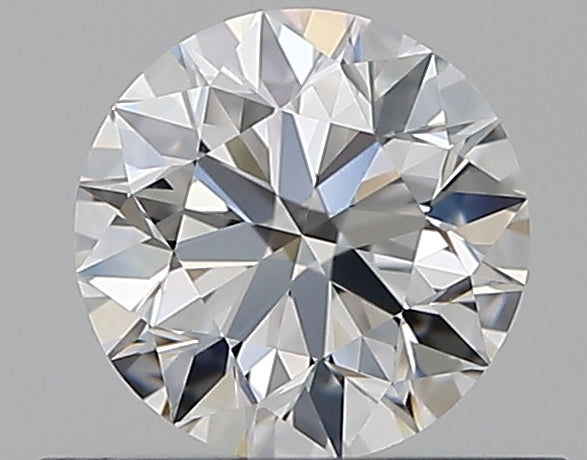 0.51 Carat Round Natural Diamond with  Cut Diamond in 14KT  view 1
