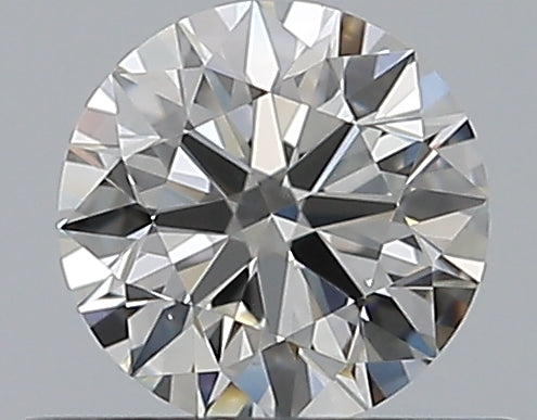 0.4 Carat Round Natural Diamond with  Cut Diamond in 14KT  view 1
