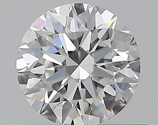 0.52 Carat Round Natural Diamond with  Cut Diamond in 14KT  view 1
