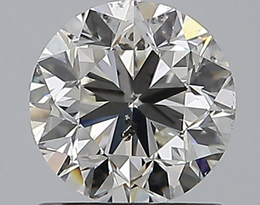 1.0 Carat Round Natural Diamond with  Cut Diamond in 14KT  view 1

