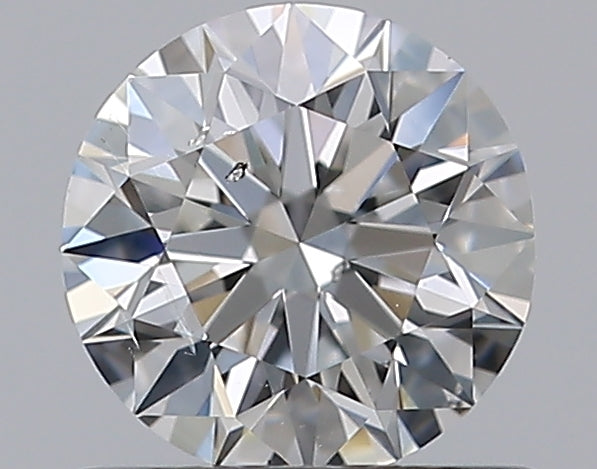 0.61 Carat Round Natural Diamond with  Cut Diamond in 14KT  view 1
