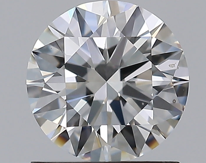 1.02 Carat Round Natural Diamond with  Cut Diamond in 14KT  view 1
