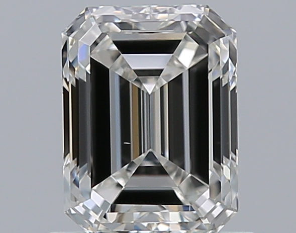 1.01 Carat Emerald Natural Diamond with  Cut Diamond in 14KT  view 1
