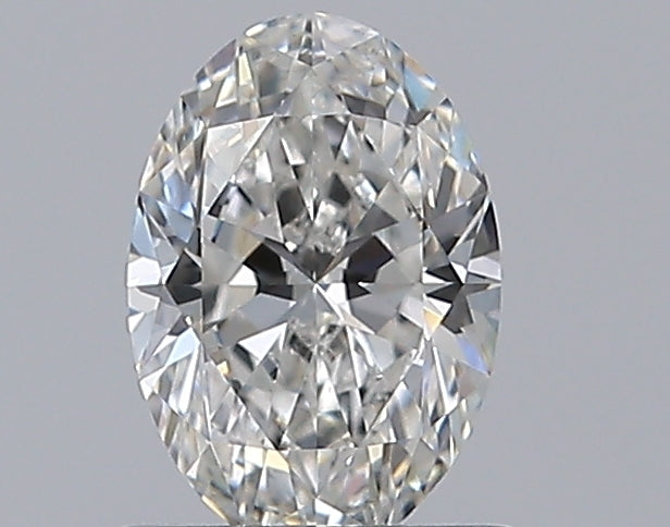 0.75 Carat Oval Natural Diamond with  Cut Diamond in 14KT  view 1
