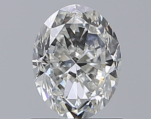 1.01 Carat Oval Natural Diamond with  Cut Diamond in 14KT  view 1
